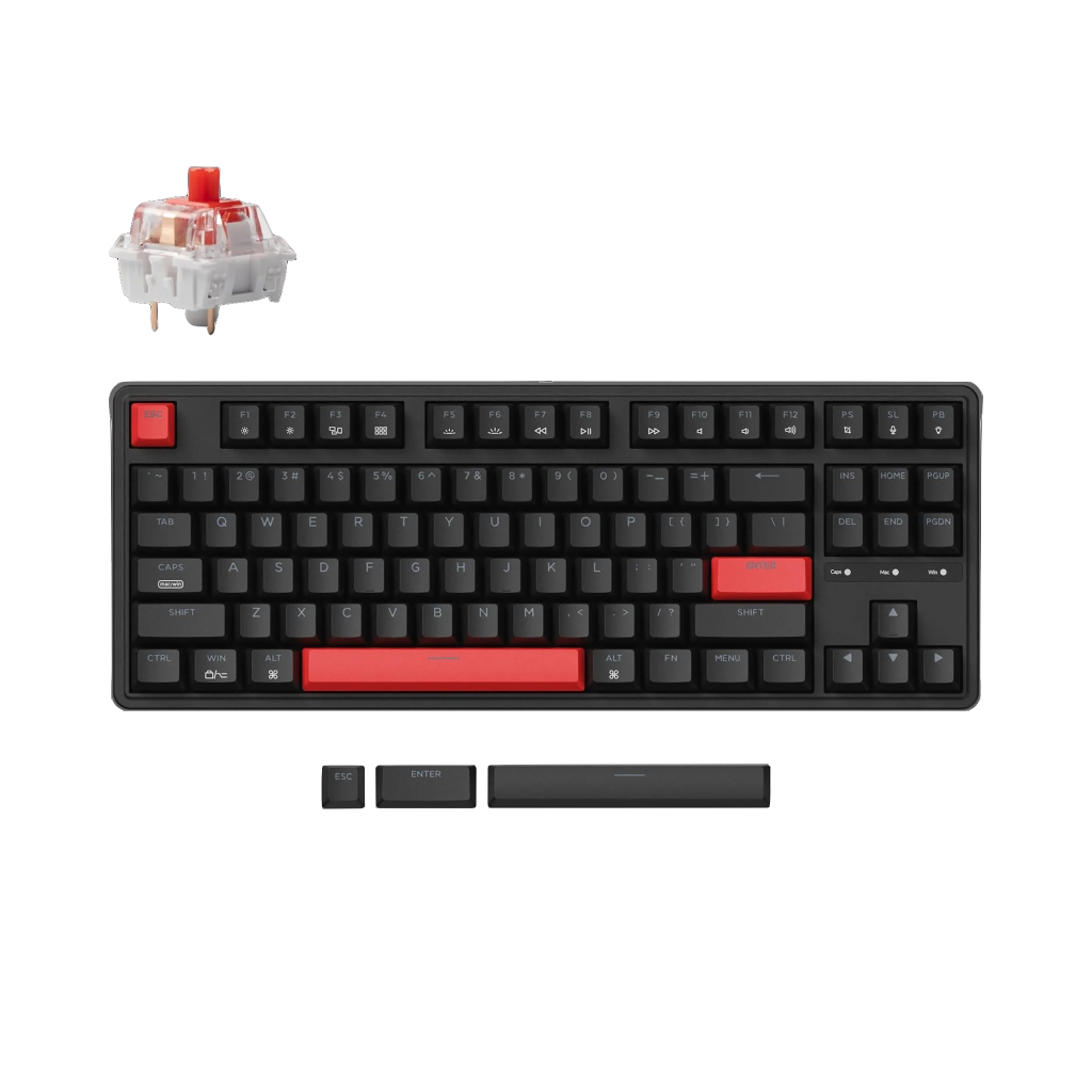 Keychron C3 Pro QMK VIA Wired Mechanical Keyboard (Red Switch)1