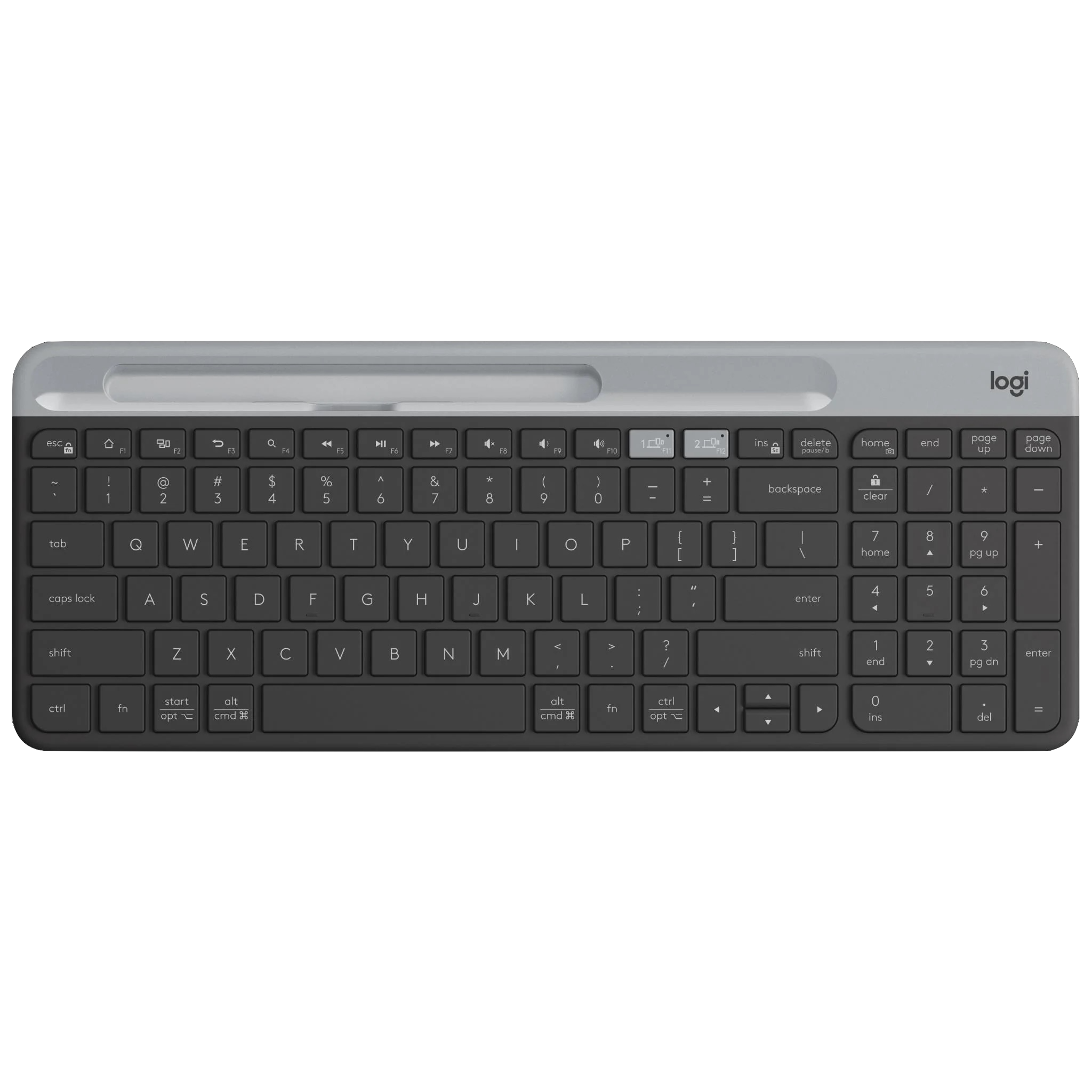 Logitech K580 Slim Multi-Device Wireless Keyboard (Graphite)1