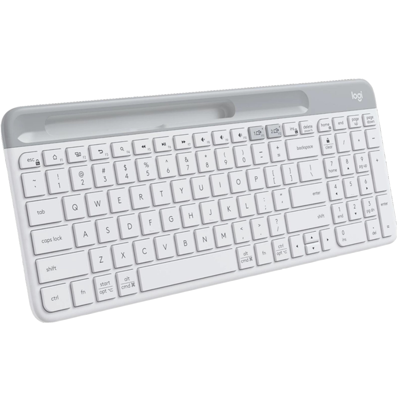 Logitech K580 Slim Multi-Device Wireless Keyboard - White1