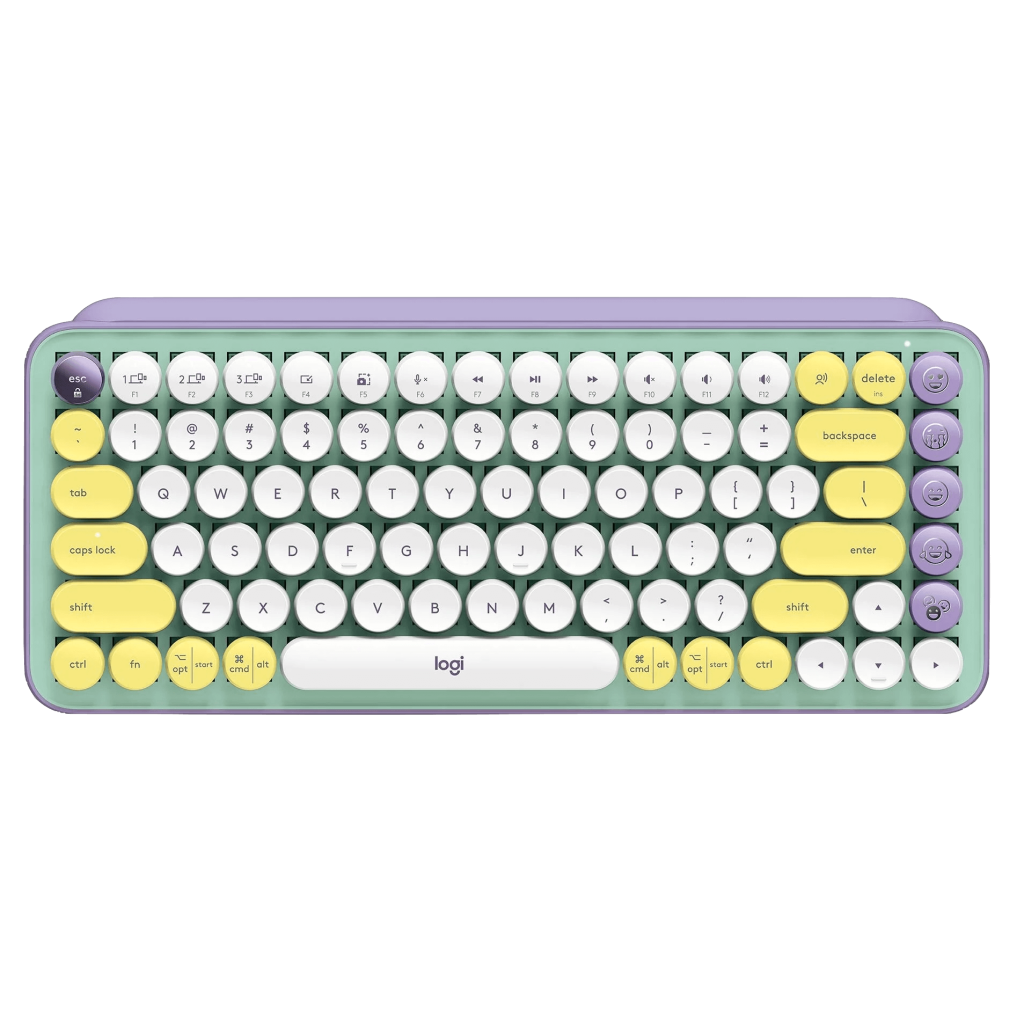 Logitech POP Keys Wireless Mechanical Keyboard With Emoji Keys (Daydream Mint)2